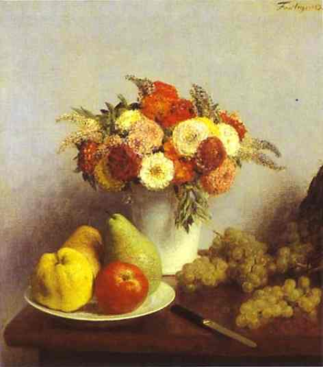 有名絵画 アート の美術館 アンリ ファンタン ラトゥール 花と果物
