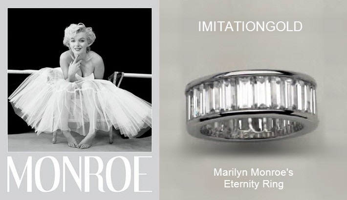 マリリン・モンローのダイヤモンド エタニティリング｜オールドハリウッドセレブ ファッション