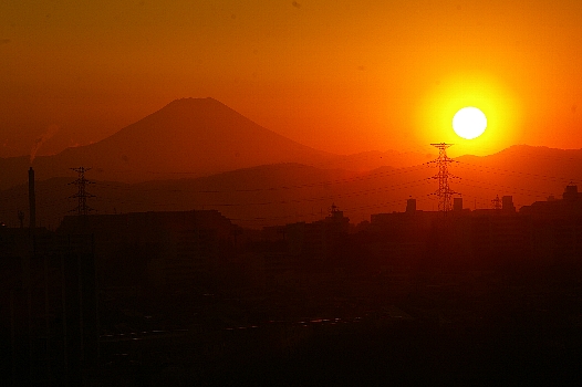 日没富士