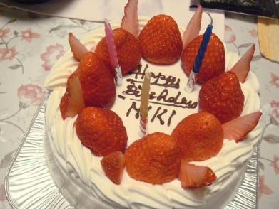 20090614-ミキの誕生日ケーキ♪