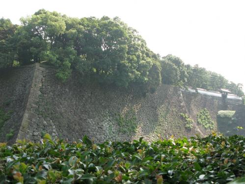 平川濠と石垣
