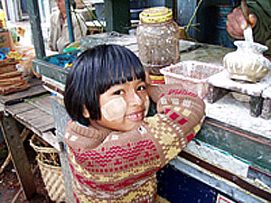 a girl in Chiang Tung