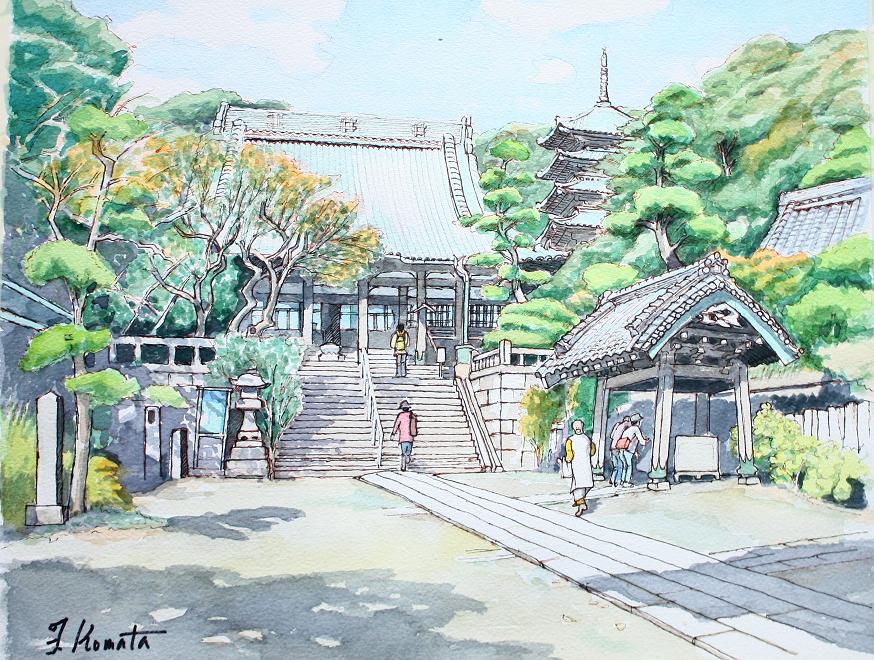 スナイパーと水彩画 鎌倉の風景 | ヨットが面白い