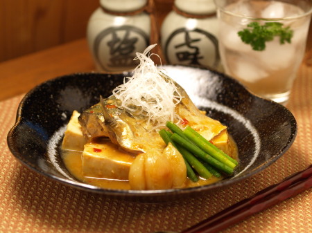 鯖と豆腐にんにく味噌煮a06