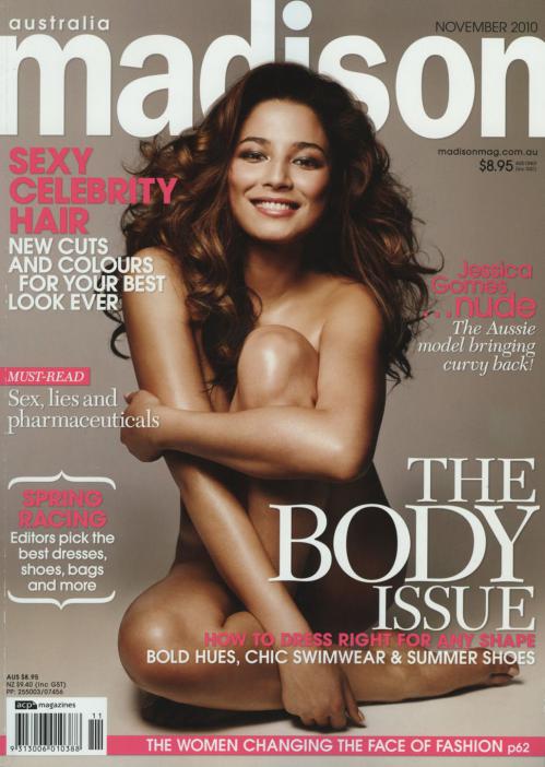 Jessica Gomes naked for Madison Magazine 01